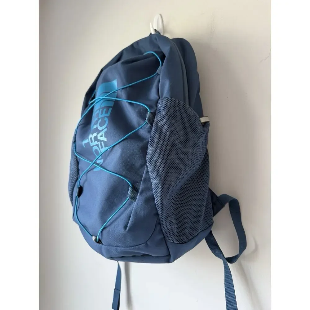 The North Face Jester Backpack Laptop Bag Blue Unisex Hiking Camp Outdoors